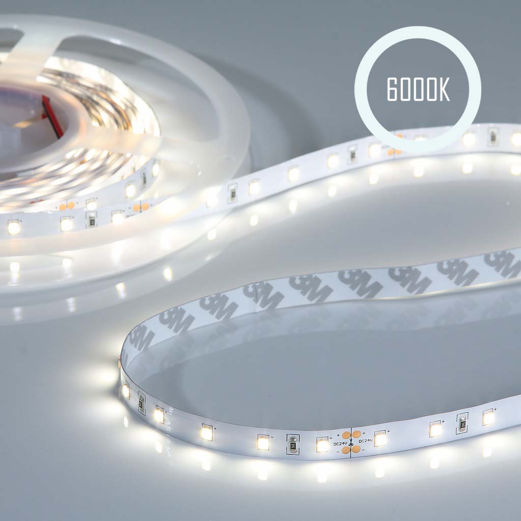 Flex Stripe 24V, 14.4W, 6000K, CRI90, 60LED, IP20, 10mm - 5 meter