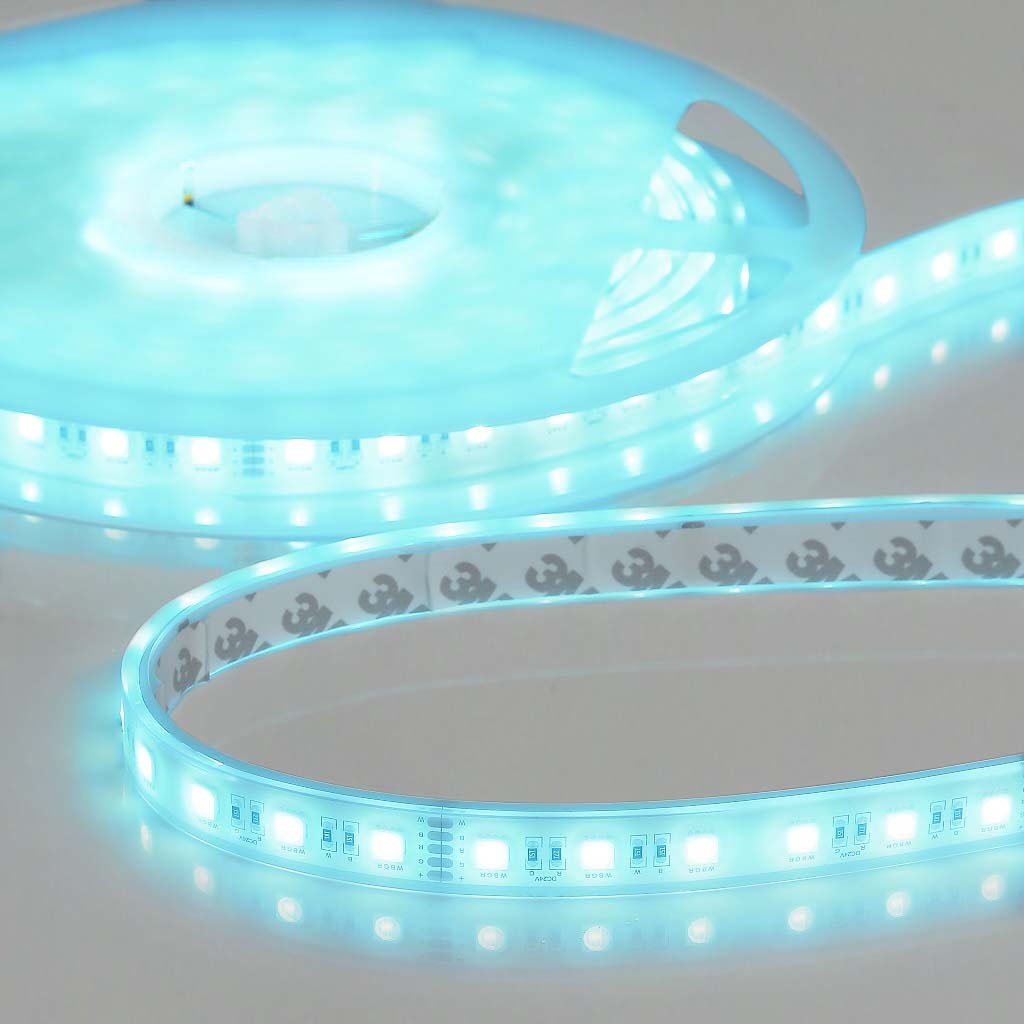 Flex Stripe 24V, 19.2W, RGBW/2700K, CRI90, 60LED, IP68, 14,5mm - 5 meter