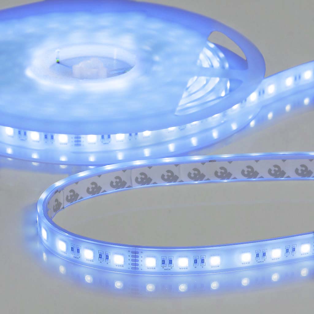 Flex Stripe 24V, 19.2W, RGBW/2700K, CRI90, 60LED, IP68, 14,5mm - 5 meter