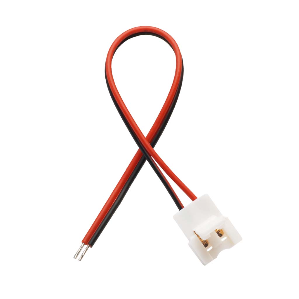 LED Verbinder, 2-polig, 10mm, LED-Anschlusskabel