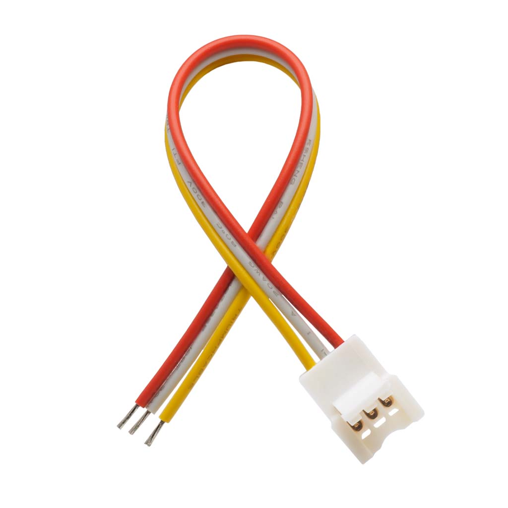 LED Verbinder, 3-polig, 10mm, LED-Anschlusskabel, CCT