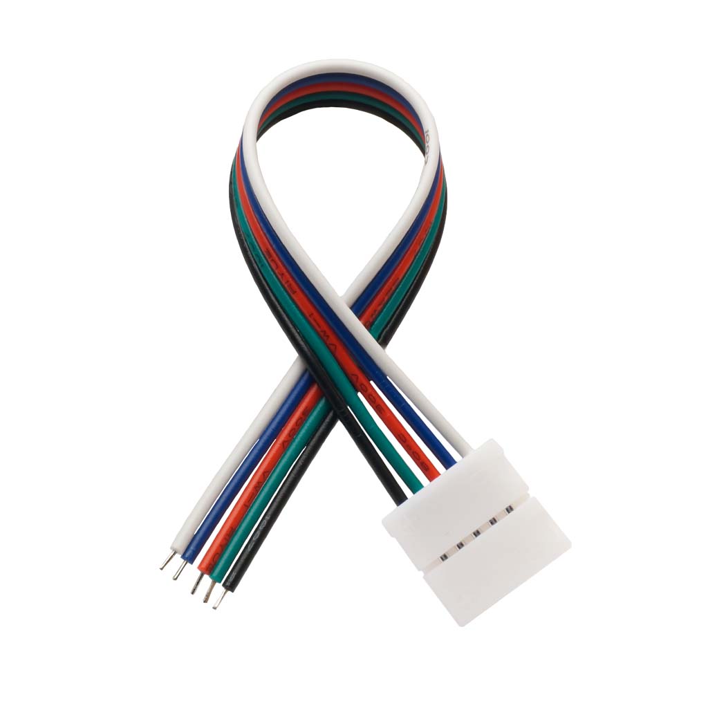 LED Verbinder, 5-polig, 12mm, LED-Anschlusskabel, RGBW
