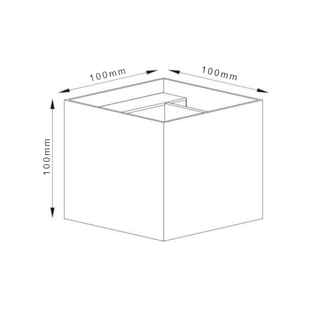 LED-Wandleuchte 24V, 10W, Tunable White, CRI90, IP54