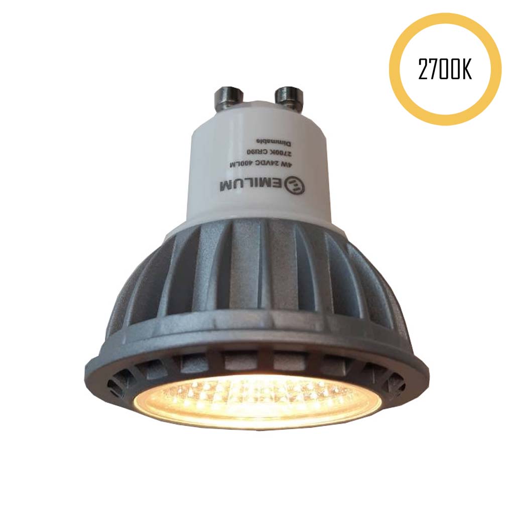 LED-Retrofit-Spot,  24V, 4W, 2700K, GU10