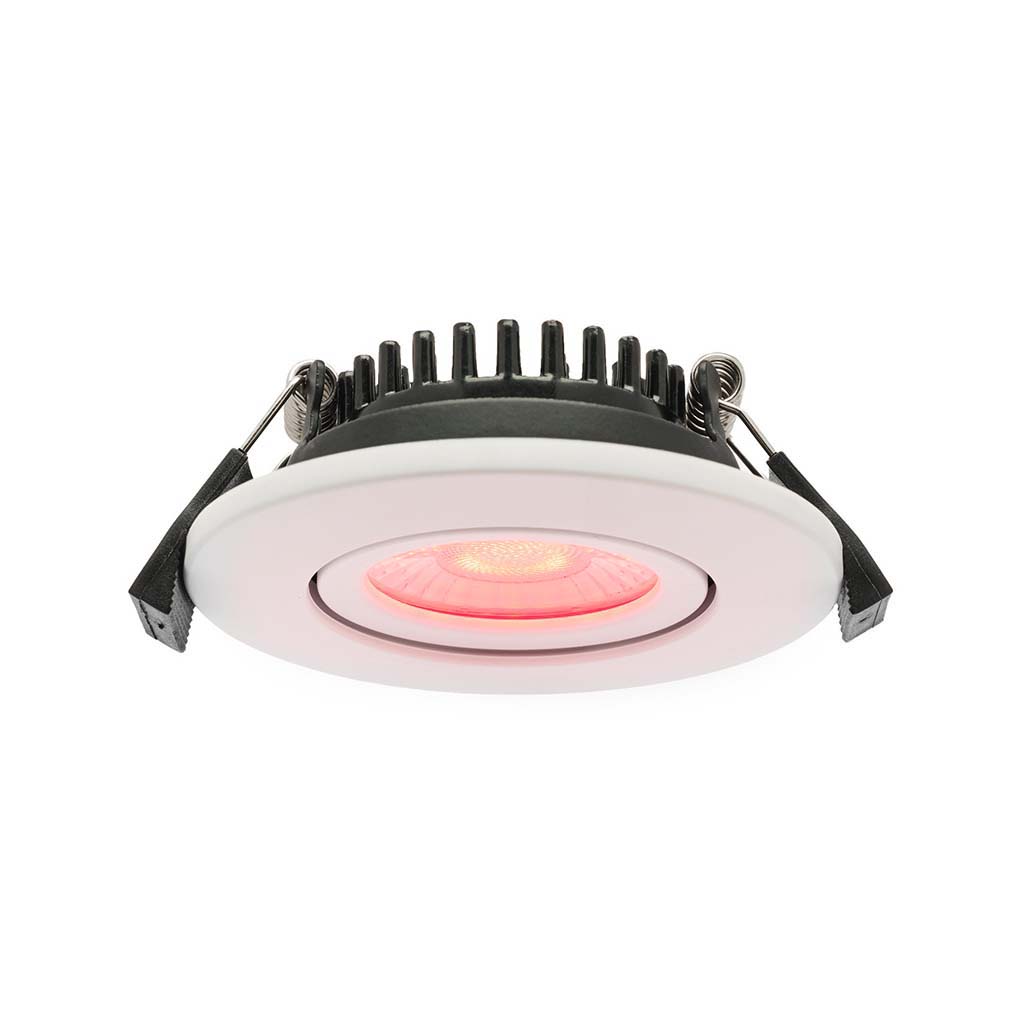 LED-Swing Spot 24V, 5W, RGBW/3000K, CRI90