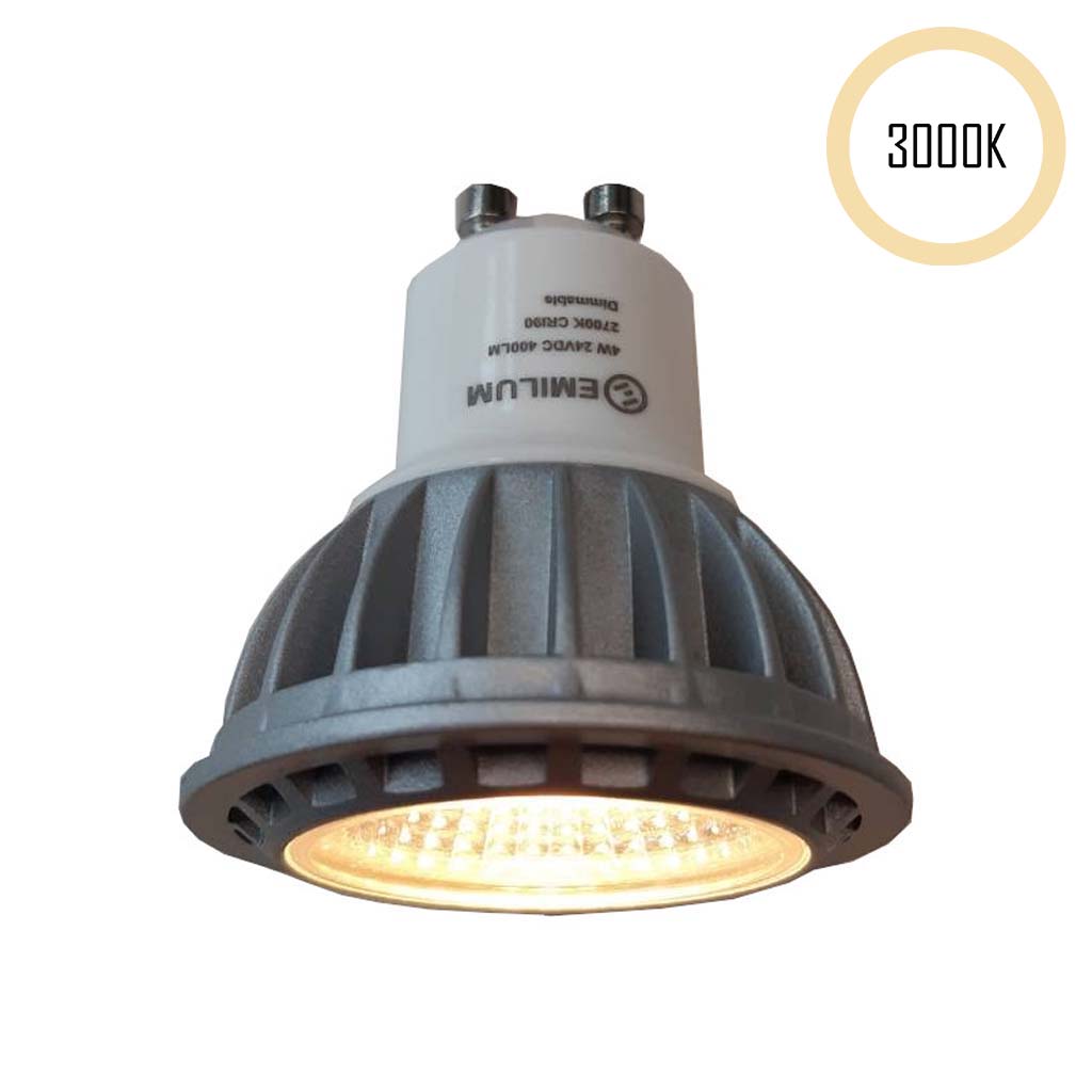 LED-Retrofit-Spot, 24V, 4W, 3000K, GU10