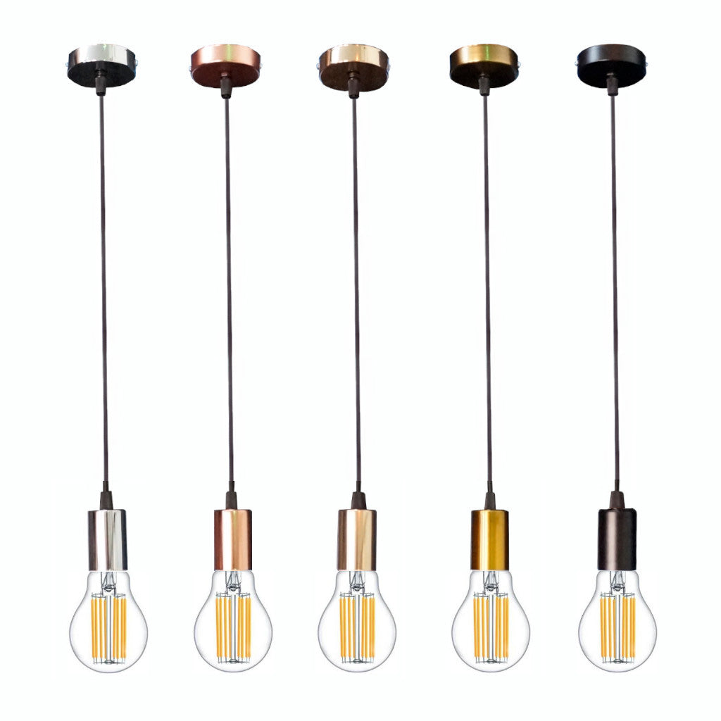 Schnurpendel mit Textilkabel, E27 Sockel