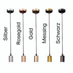 Schnurpendel mit Textilkabel, E27 Sockel