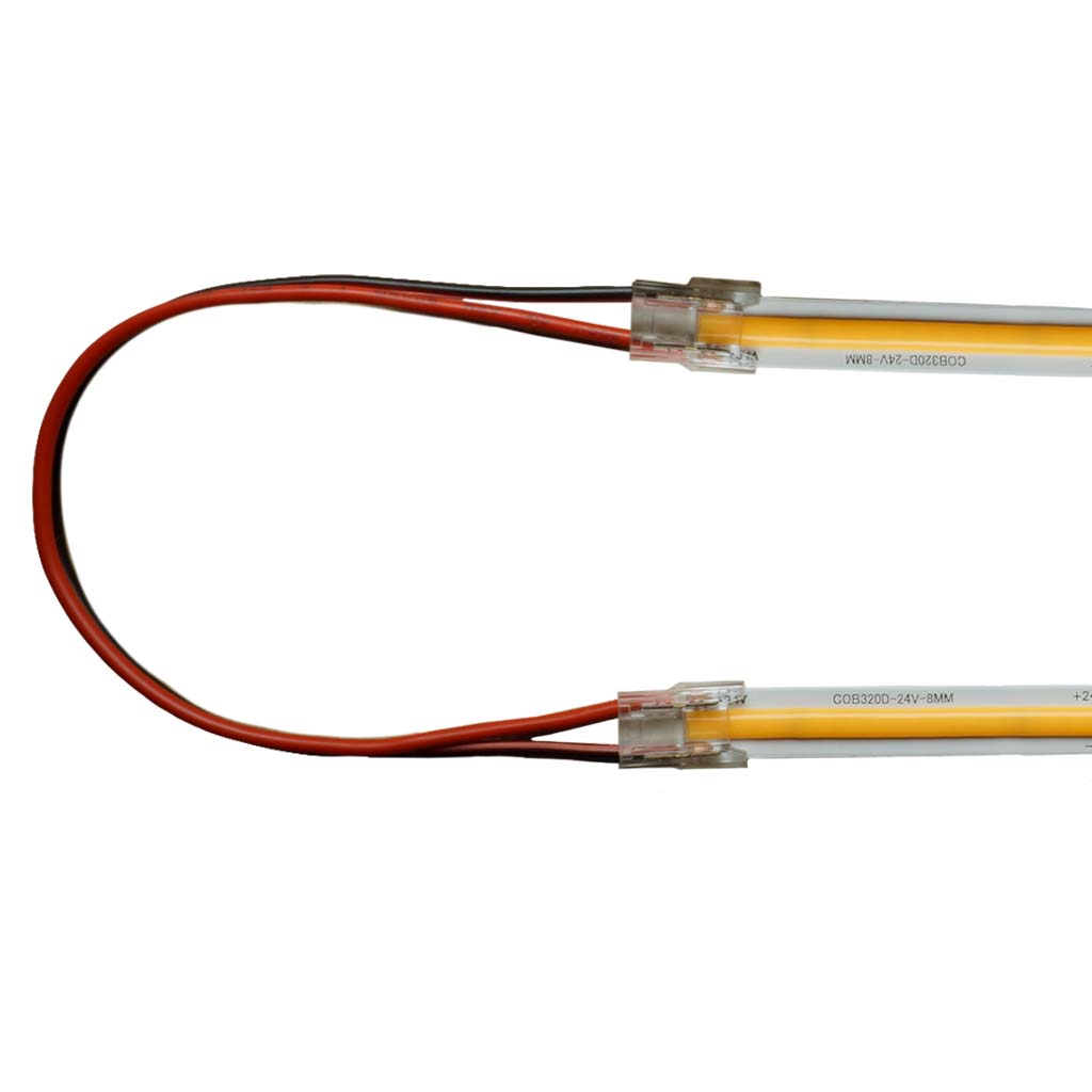 LED Verbinder, 2-polig, 8mm, LED-Kabel-LED, COB