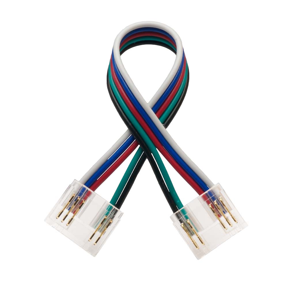 LED Verbinder, 5-polig, 12mm, LED-Kabel-LED, RGBW, COB