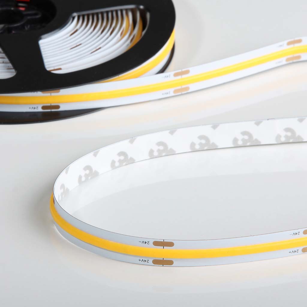 Flex COB CCT LED-Streifen 24V, 14W, 2200K/5700K, CRI90, 604LED, IP20, 10mm - 5 meter