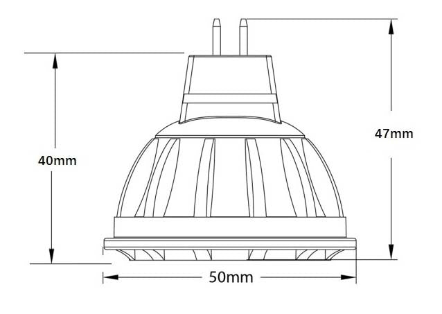 LED-Retrofit-Spot,  24V, 4W, 2700K, MR16 (GU5.3)
