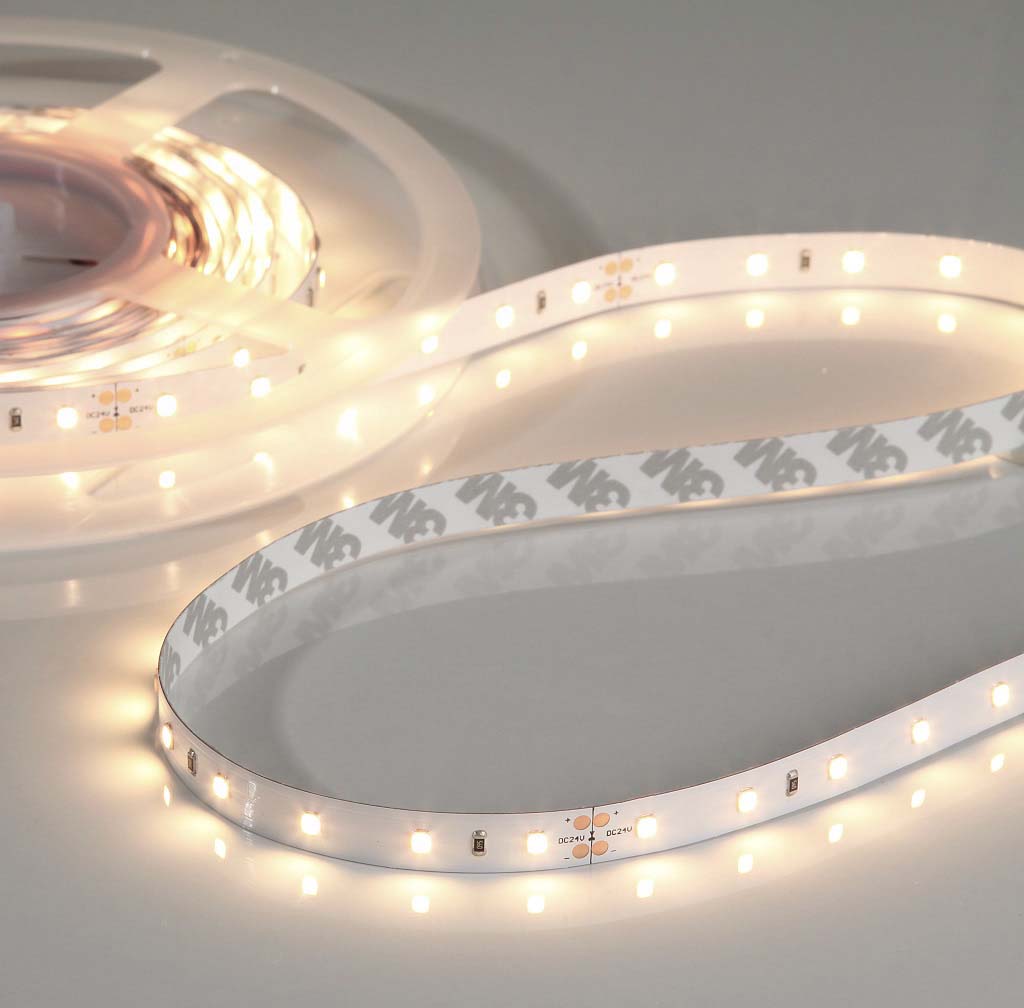 Flex Stripe 24V, 14.4W, 3000K, CRI90, 60LED, IP20, 10mm - 5 meter