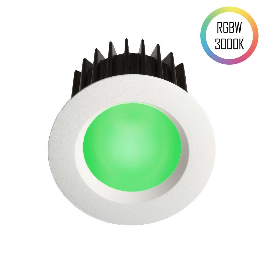LED-Spot 24V, 10W, RGBW/3000K, CRI90