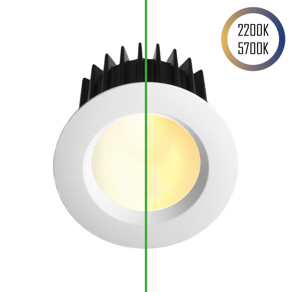 LED-Spot 24V, 10W, 2200K/5700K, CRI90 (Tuneable White, CCT)