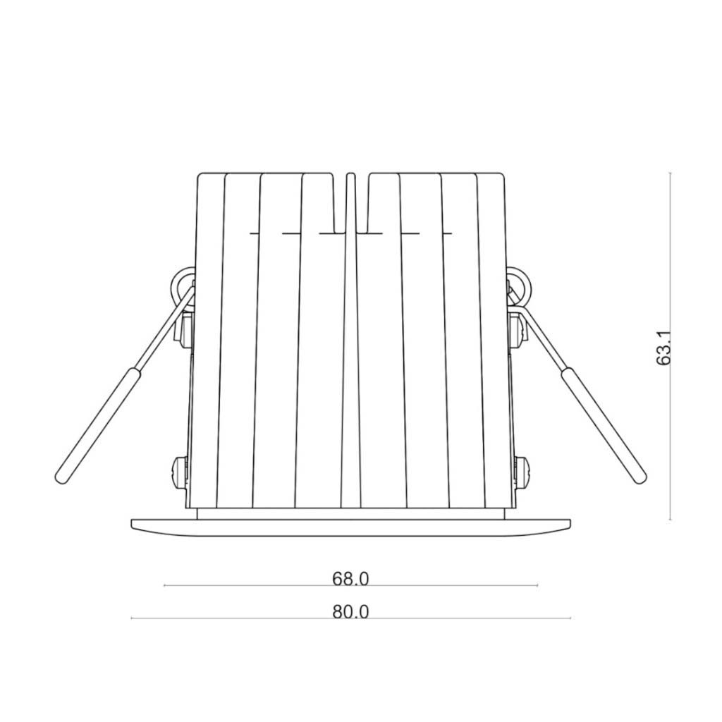 LED-Spot 24V, 10W, Dim to Warm, CRI90