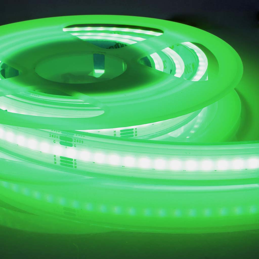 Flex COB RGBW LED-Streifen 24V, 18W, RGBW/2700K, CRI90, 784LED, IP68, 14mm - 5 meter