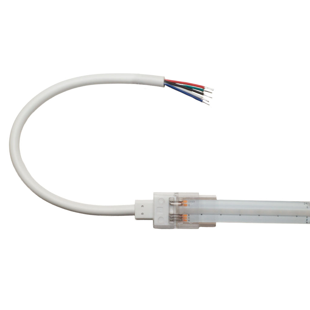 LED Verbinder, 5-polig, 14,5mm, LED-Anschlusskabel, COB, RGBW , IP68