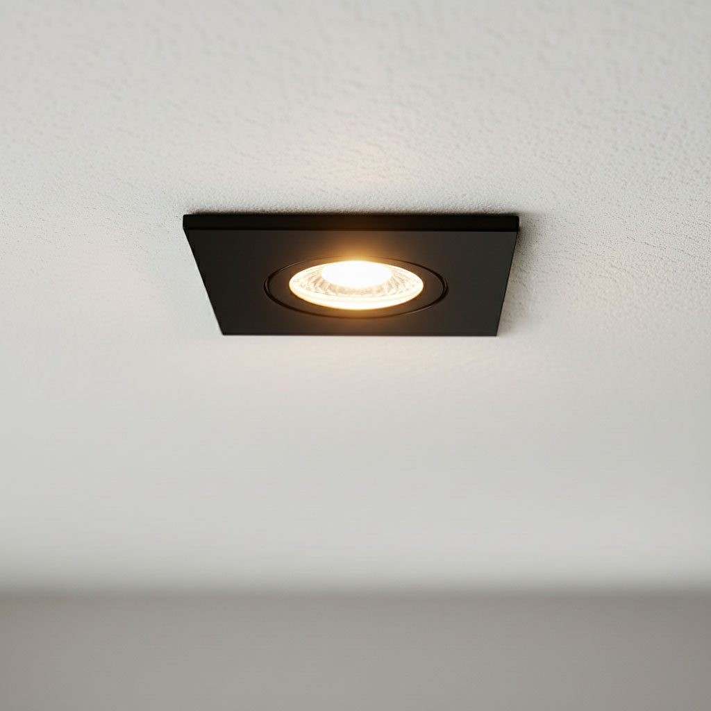 Swing Spot Einbaurahmen eckig, Aluminium gebürstet