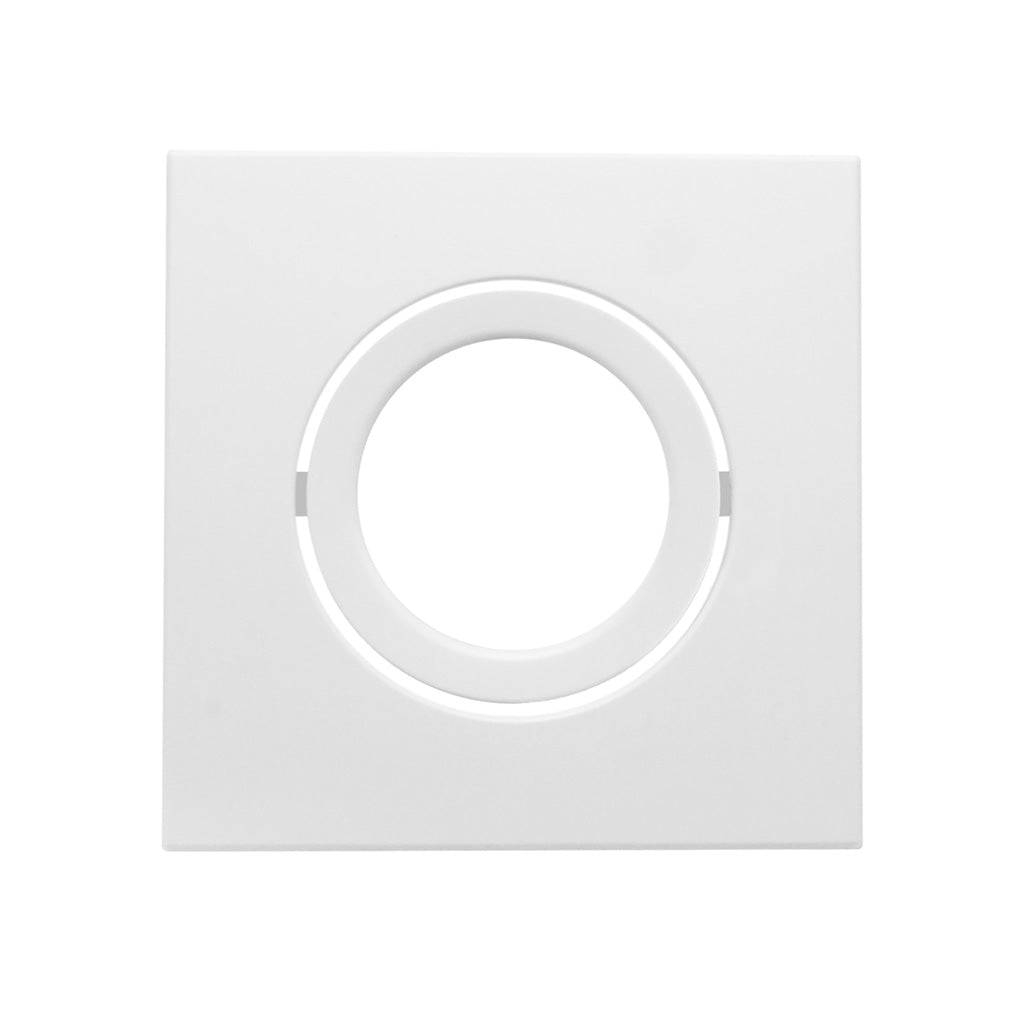 Swing Spot Einbaurahmen eckig, Aluminium gebürstet